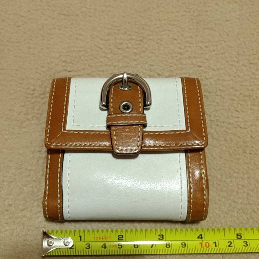 Coach two tone wallet